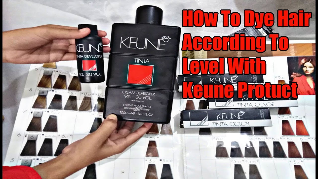 How To Dye Hair According To Level With Keune Product |By The Stylish Mod
