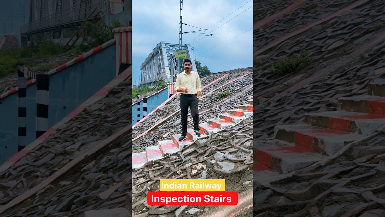 inspection Stairs indian Railway #shorts #information #like #civilengineering