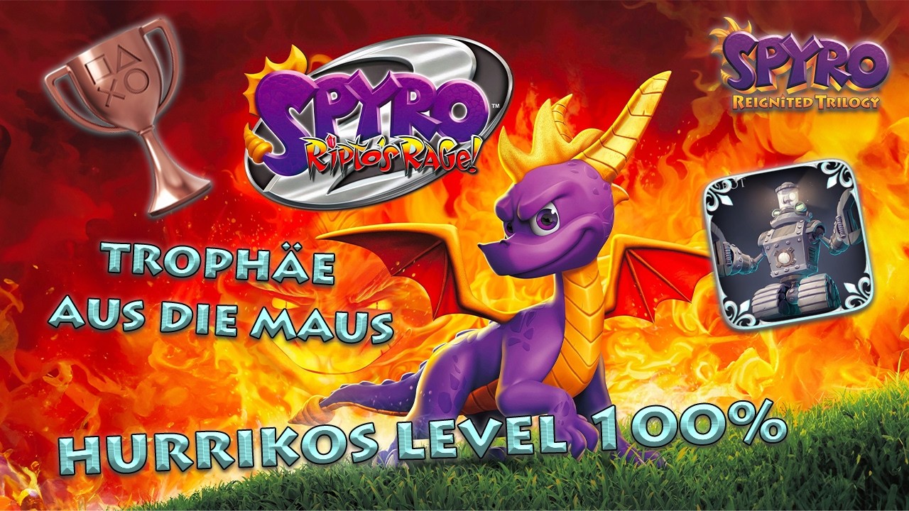 Hurrikos Level 100% • Spyro 2: Ripto's Rage! • Trophäe Aus die Maus