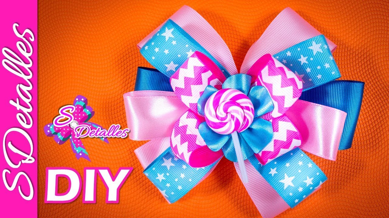 🍭🍭 Aprendamos a RECICLAR!!! Lazos de cintas combinados #2 🍭🍭  | Video# 74 | SDetalles | DIY