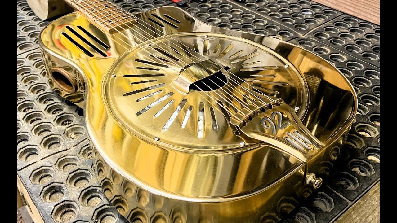 Bronze Resonator Guitar Build | Ep 5 | We did it, Paul's guitar is complete.