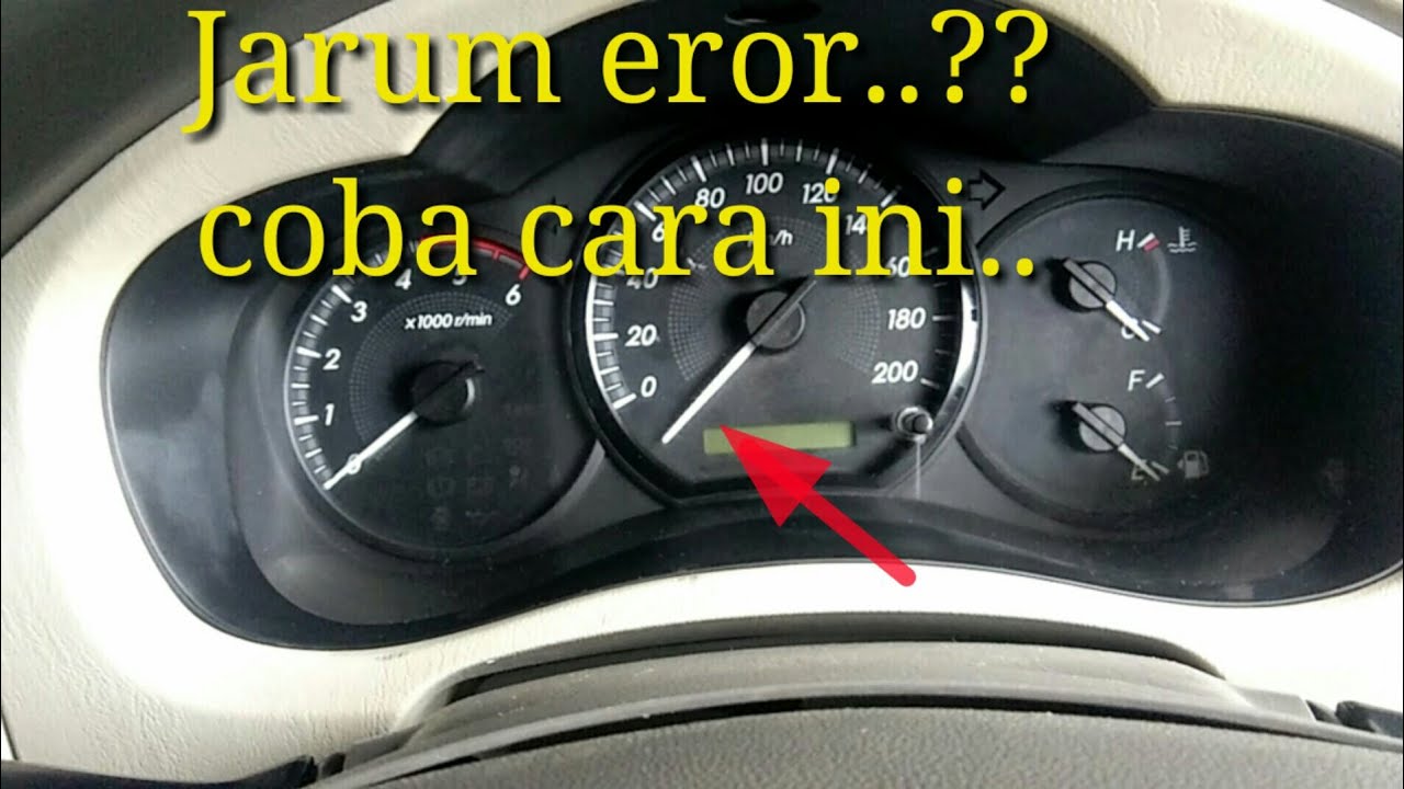 cara memperbaiki jarum spedo eror