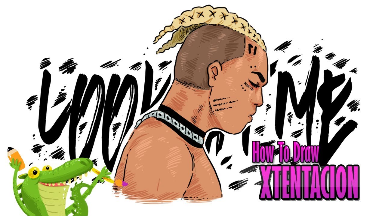 how to draw xxxtentacion | drawing tutorial | step by step