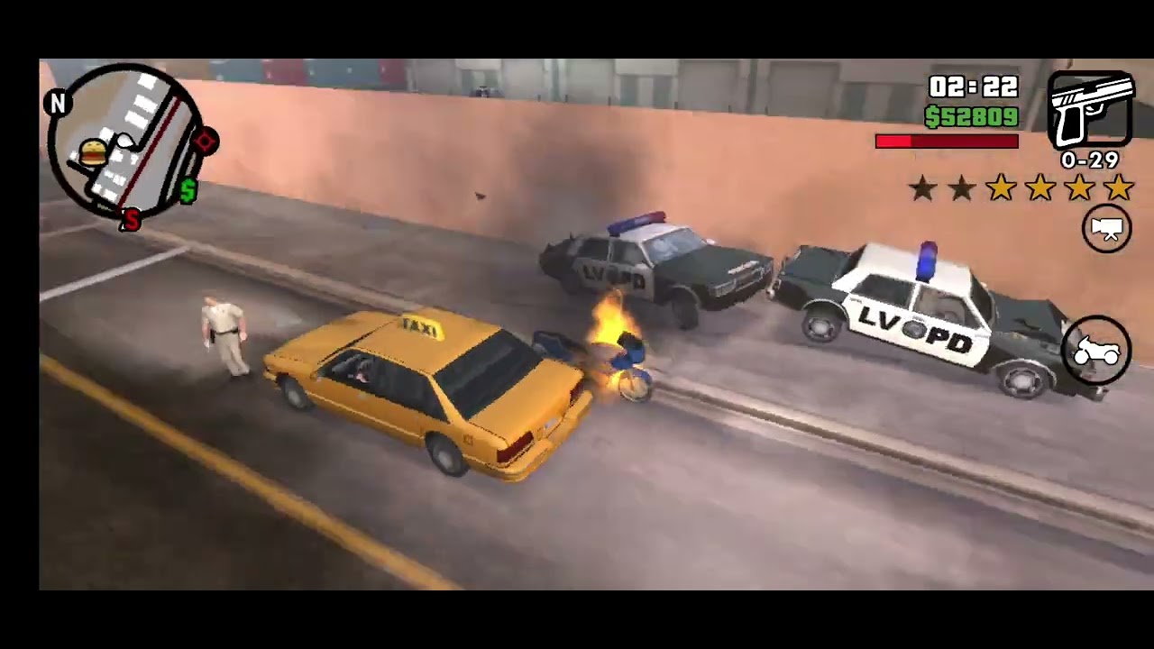gta sa funny traffic