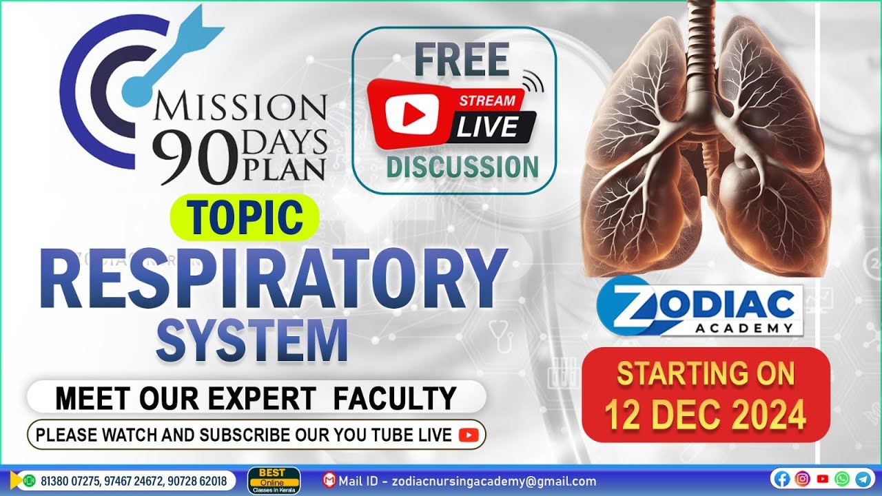 DME PSC Staff Nurse | Join Our Free LIVE Class on the Respiratory System for PSC Exams #nursingexam