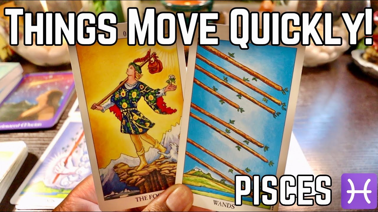 PISCES♓️ Things Are Moving Forward QUICKLY! 🚀⚡️Are You Ready? This Is The End of DELAYS 🚗💨