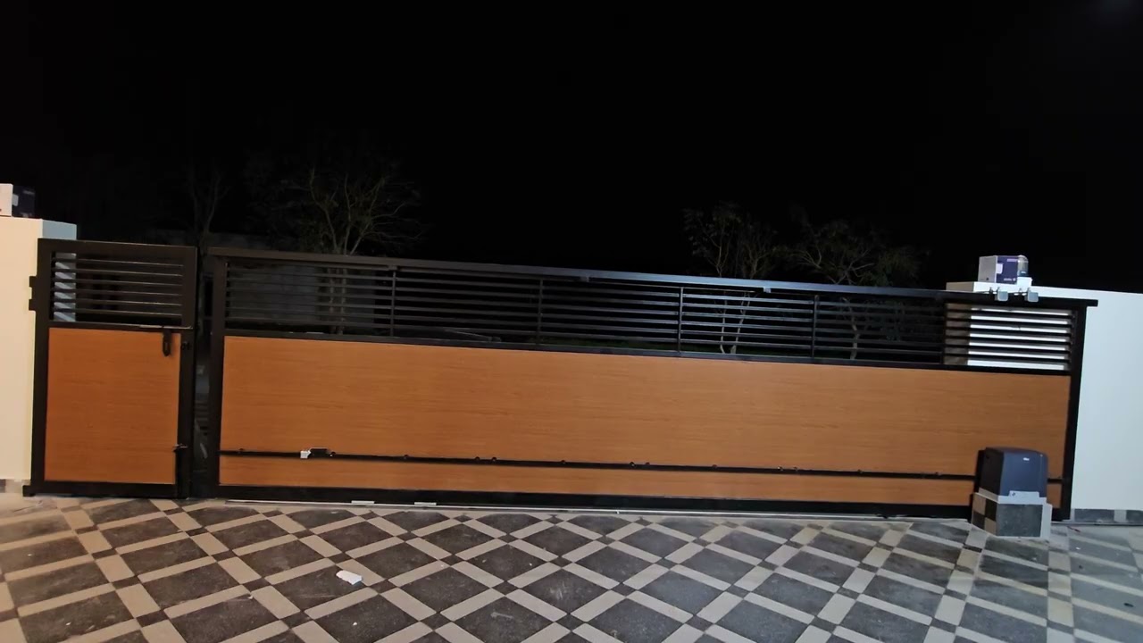 Gate Automation for the main Entrance sliding Gate 
