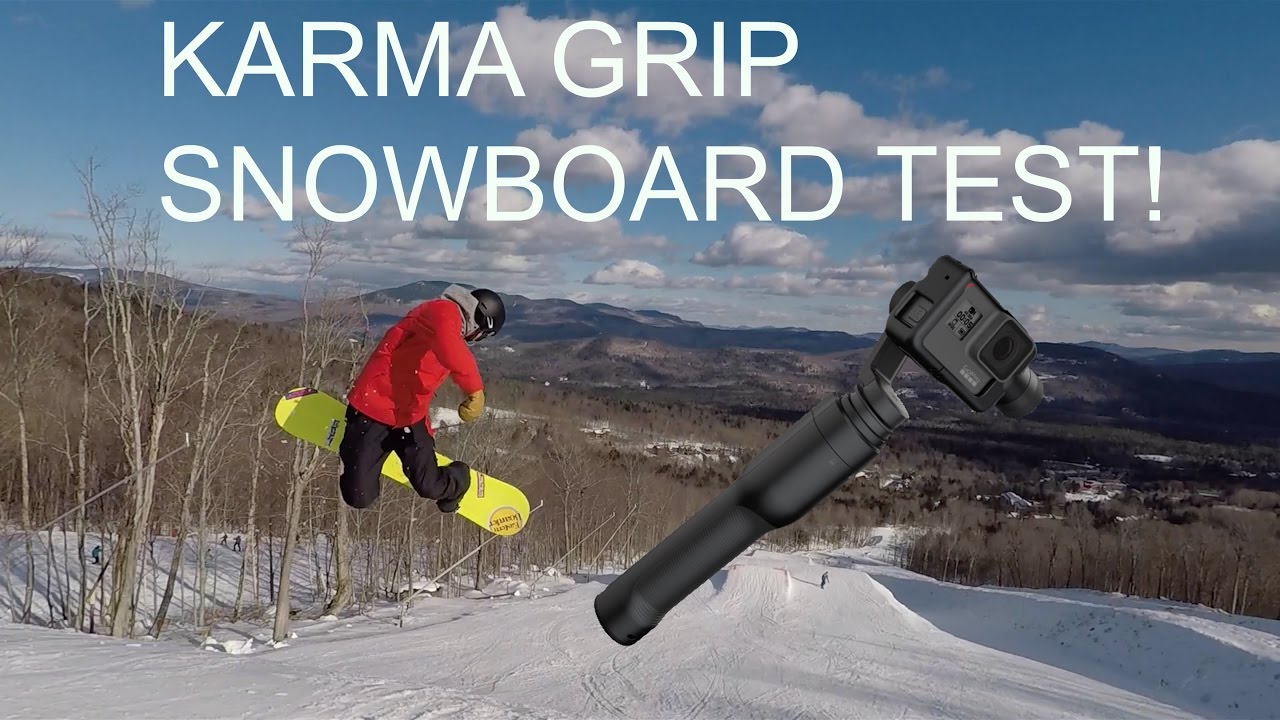 GoPro Karma Grip Test - Snowboarding!