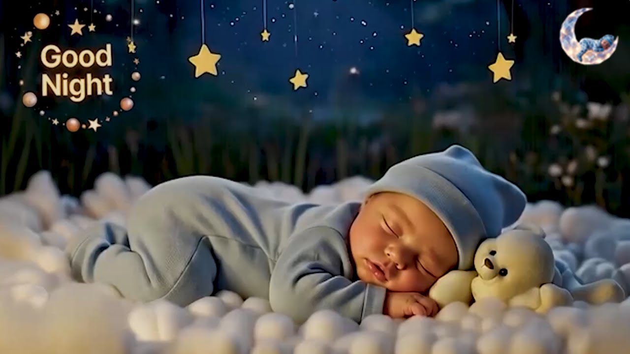 1+ Hour Super Relaxing Mozart Brahms Lullaby ♫ Make Bedtime A Breeze With Soft Sleep Lullaby ♥