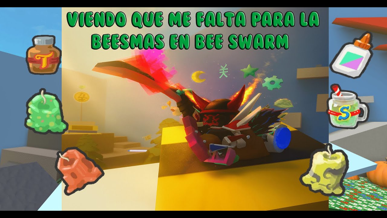 Jugando un rato Bee Swarm hasta que salga la Update de THE FORGE!