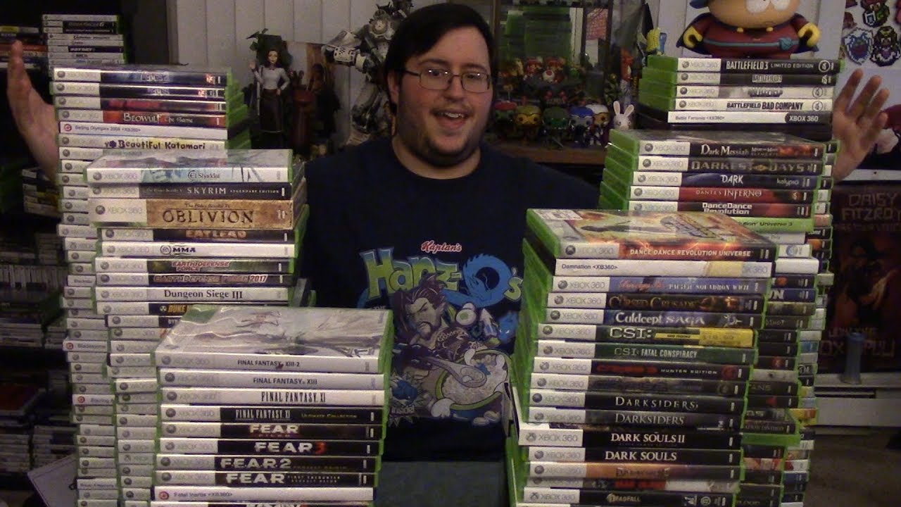 Gor's Xbox 360 Collection 2018 Part 1/5 (OVER 700 GAMES!!!) 1080p, 60fps