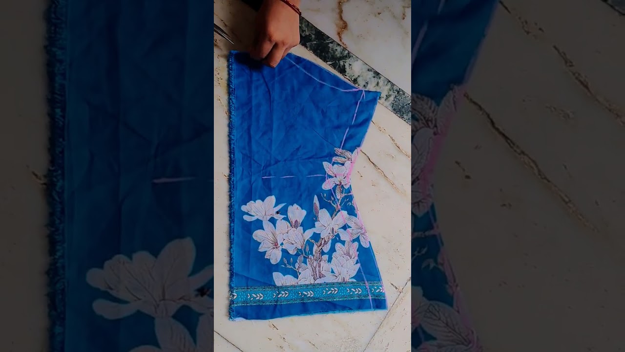 Bell/pakistani/umbrella😍🥳sleeves cutting✂️💕short👀 baju kaise cut kre??#bell#pakistani #sleevesdesign