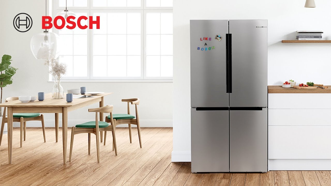 Cool #LikeABosch. Keep food fresh for longer with Bosch fridge freezer.