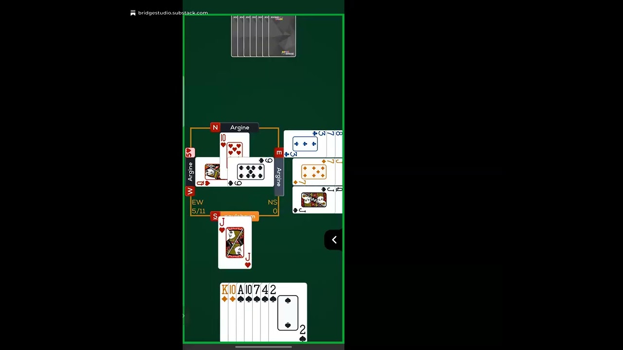 Funbridge Daily Tournament, March 9th 2026, 1/5