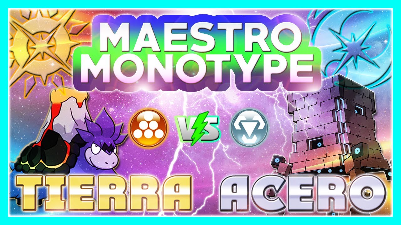 MONOTYPE TIERRA vs MONOTYPE ACERO! EL COMBATE POKÉMON MÁS LOCO Y ABSURDO QUE RECUERDO