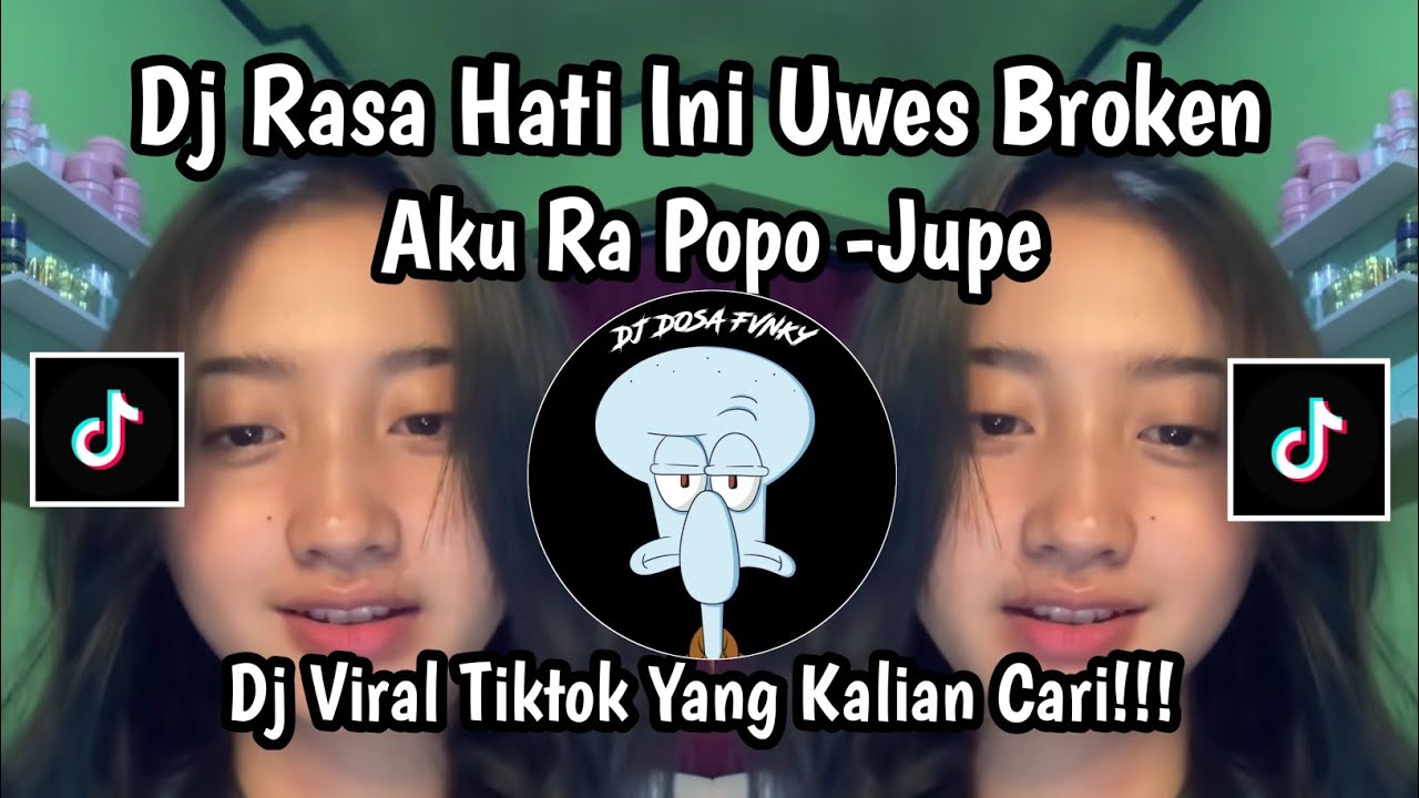 DJ RASA HATI INI UWES BROKEN MULUT KAMU TAK SOBEK SOBEK || DJ AKU RAPOPO - JUPE SOUND NAN GGS REMIX 