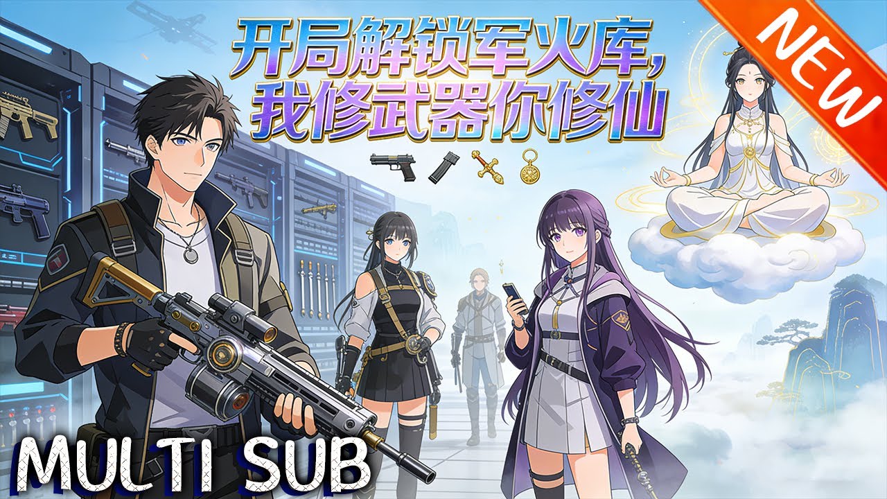 💥【新番上线】《开局解锁军火库，我修武器你修仙》叶风穿越修仙界，沦为无灵根受压迫凡人，觉醒诛仙武器库系统，凭借热武器对抗仙人，创立凡人宗门，逆天崛起扬名。#斗破动漫 #逆袭 #战斗 #動漫