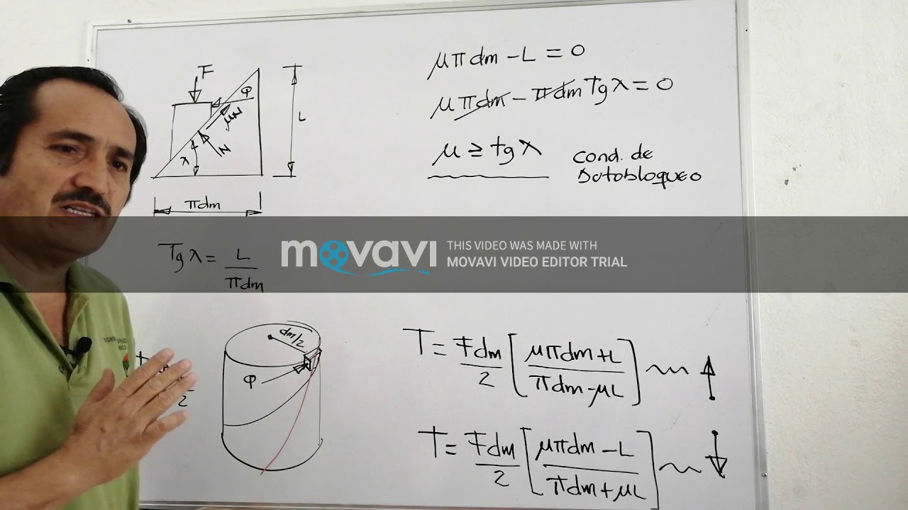 Tornillos de potencia Teoría parte 2