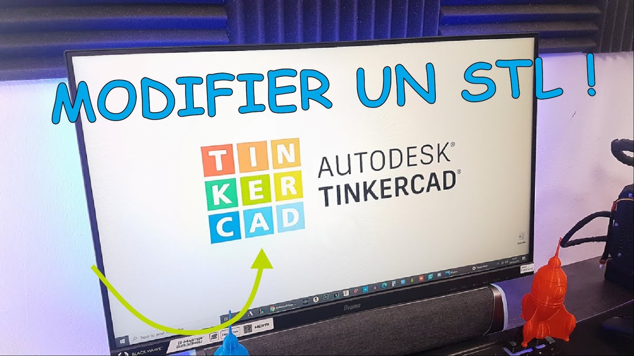 Modifier un STL c'est facile ! TINKERCAD partie 2 #57 #impression3D