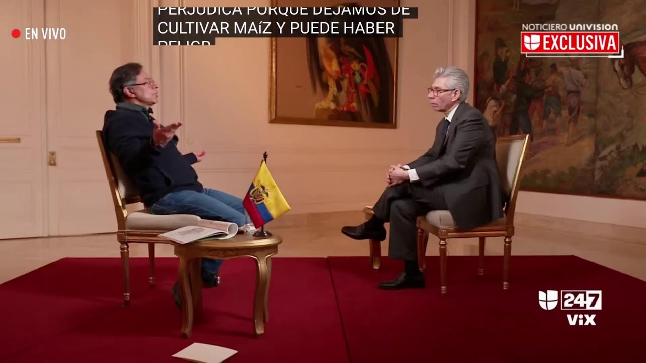 Entrevista exclusiva de Daniel Coronell al presidente de Colombia Gustavo Petro
