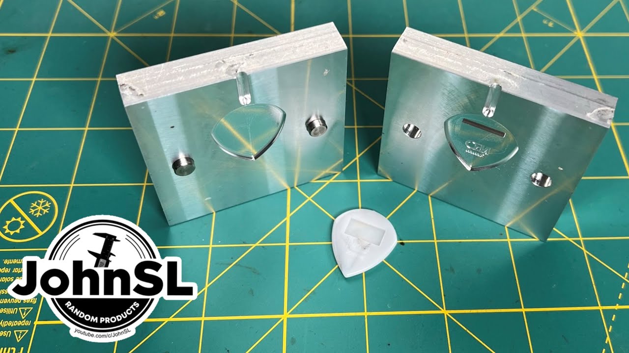 Injection Molding a Guitar Pick - Designing, making, using
