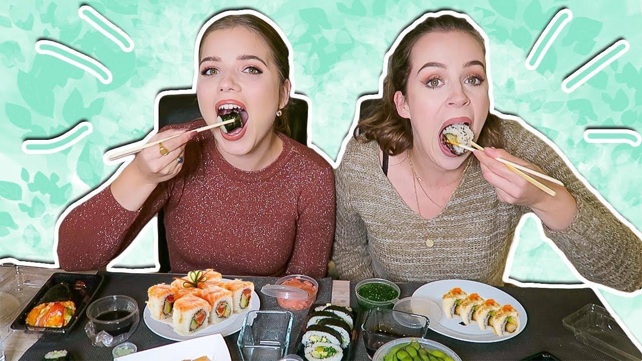 SUSHI MUKBANG MET LOTTE! ❤️🍣🍣 | Kristina K ❤