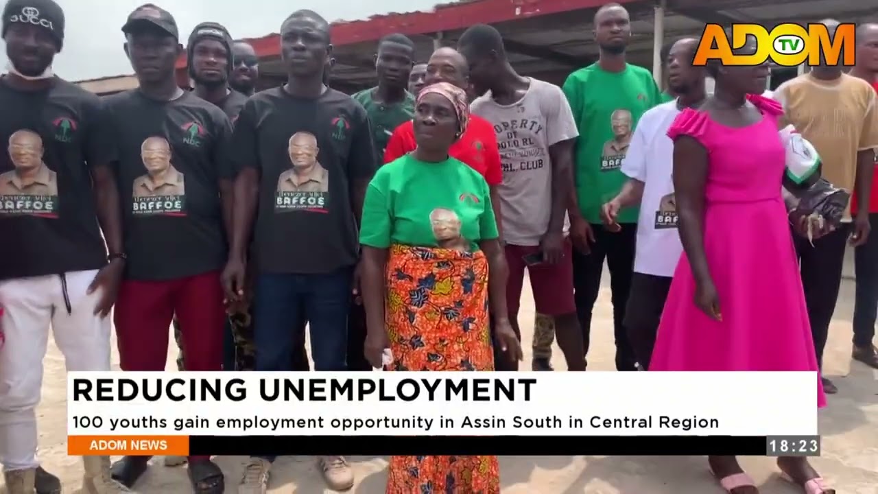 Reducing Unemployment: 100 youth gain employment opportunity in Assin South in Central Region - News