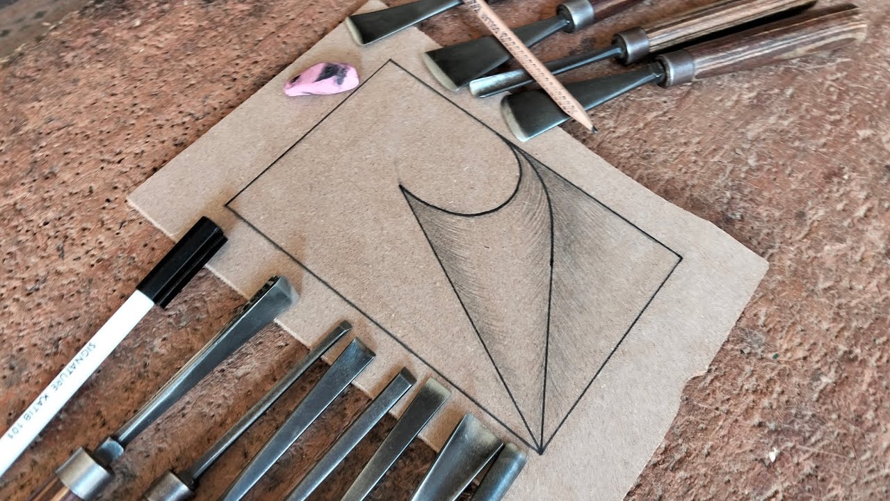 Beginners carving design and techniques tools skills work 