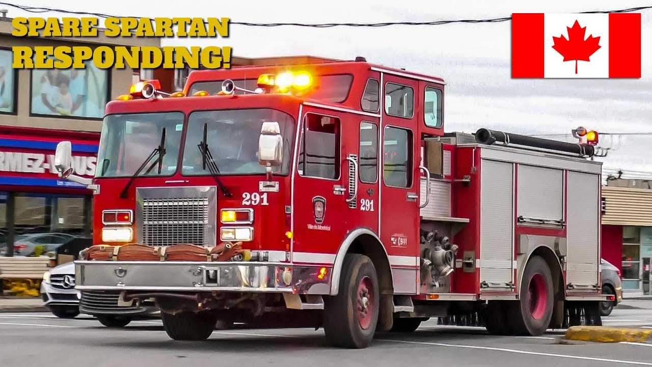 Kirkland | Detroit Diesel-Powered Montréal Fire Service (SIM) Pumper 291 Responding (Collection)