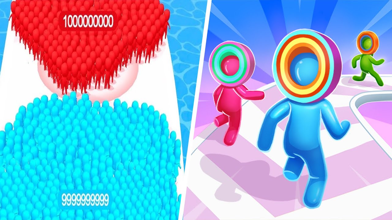 Count Masters VS Layer Man 3D - All Level Gameplay Android,iOS - NEW BIG APK UPDATE