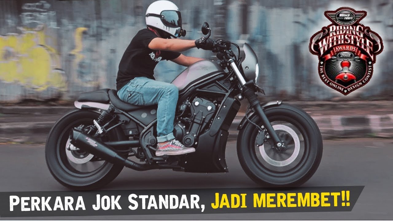 Custom Honda Rebel 500 & Kontes Jok Custom [Atenx Katros]
