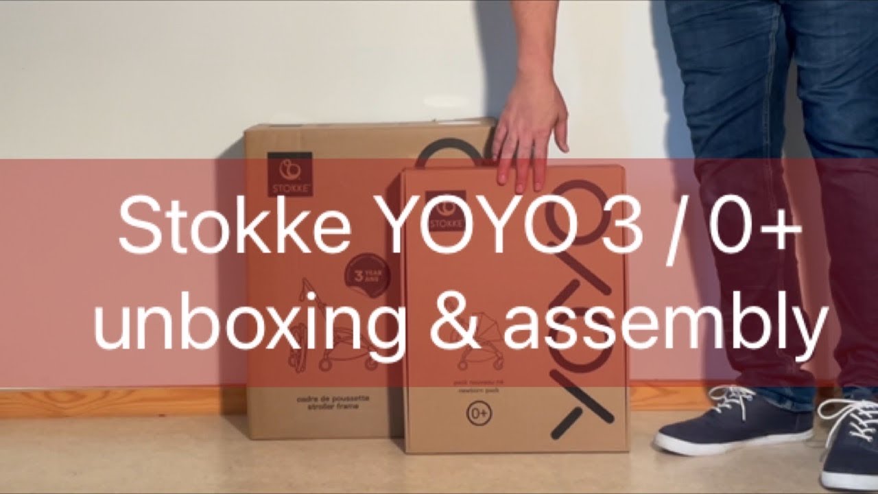 Stokke Yoyo 3 с базой 0+: распаковка и сборка