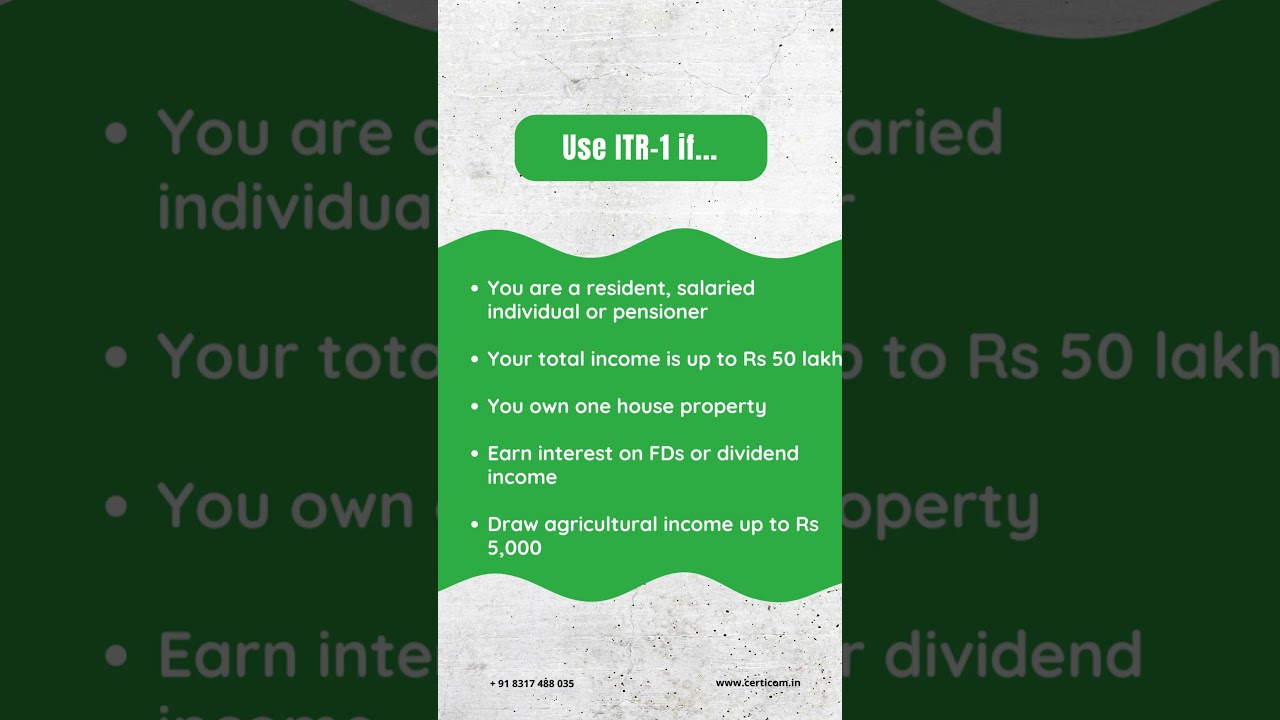 KNOW THE ITR RULES FOR SALARIED TAXPAYERS