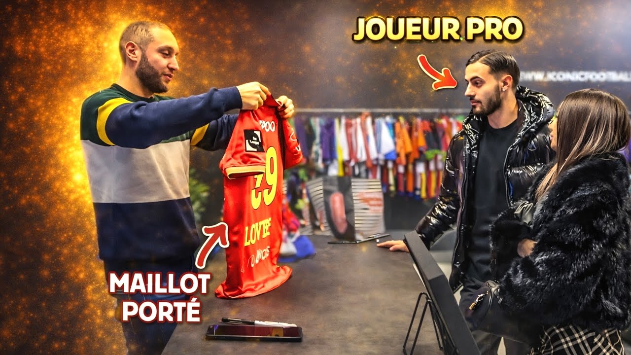 Un joueur PRO nous revend des maillots PORTÉS