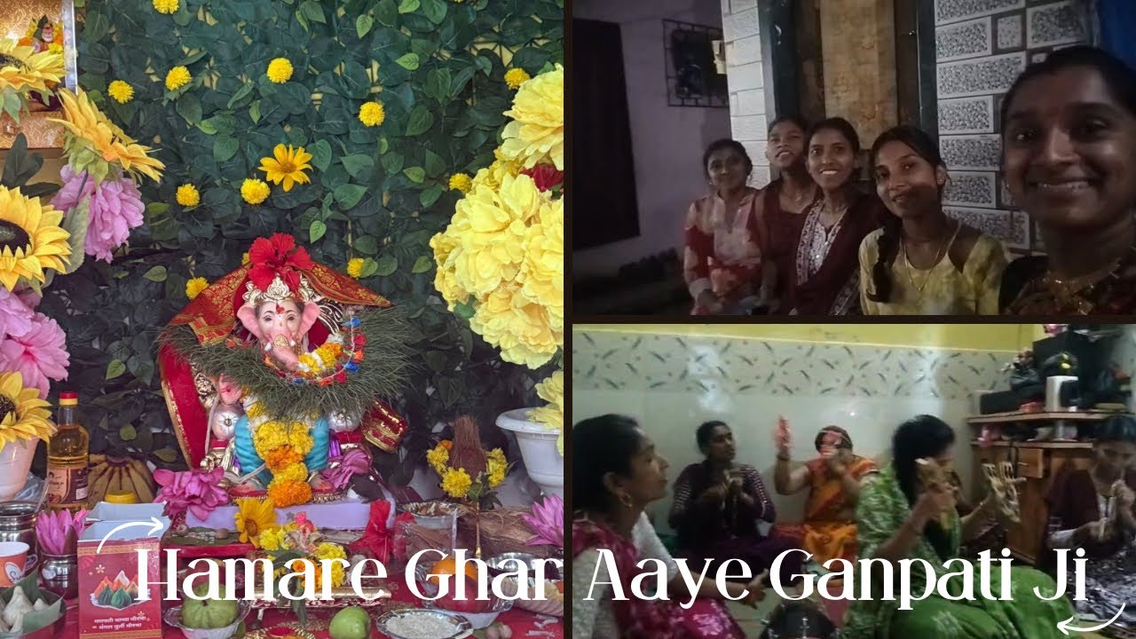 Hamare Ghar Aaye Ganpati Ji | Pratiksha Patel Vlogs 