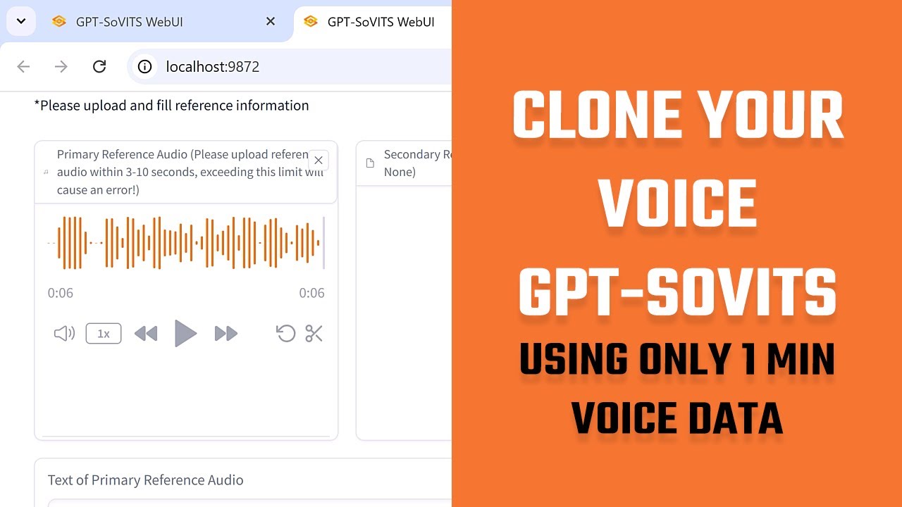 How to clone your voice using GPT-SoVITS for FREE
