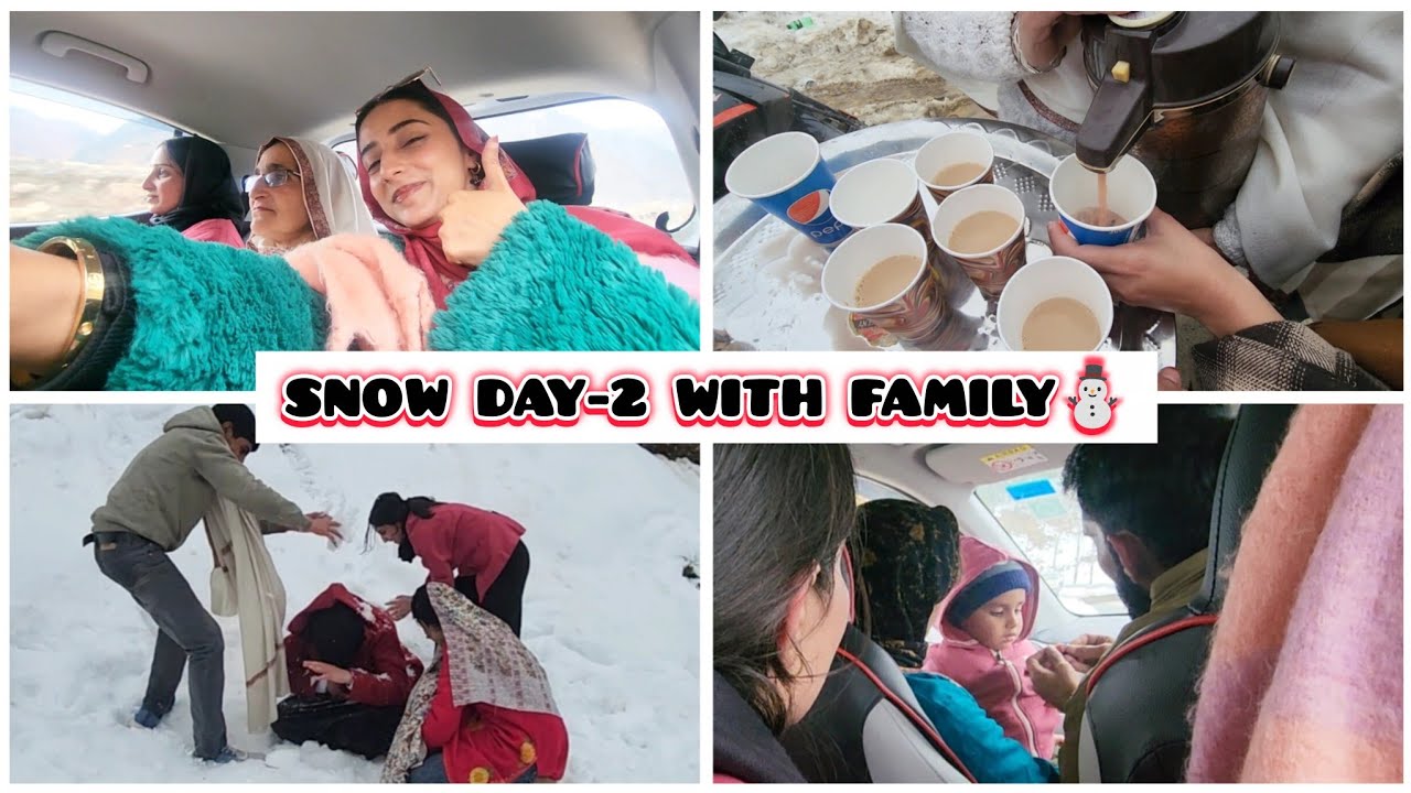 SNOW DAY/2 WITH FAMILY ☃️ | BHOT ENJOY KIYA SABNE 💌 || Dazy