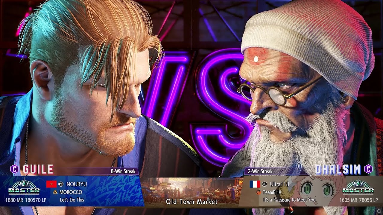 NOURYU (Guile) vs Ultra118 (Dhalsim) Ranked Match SF6