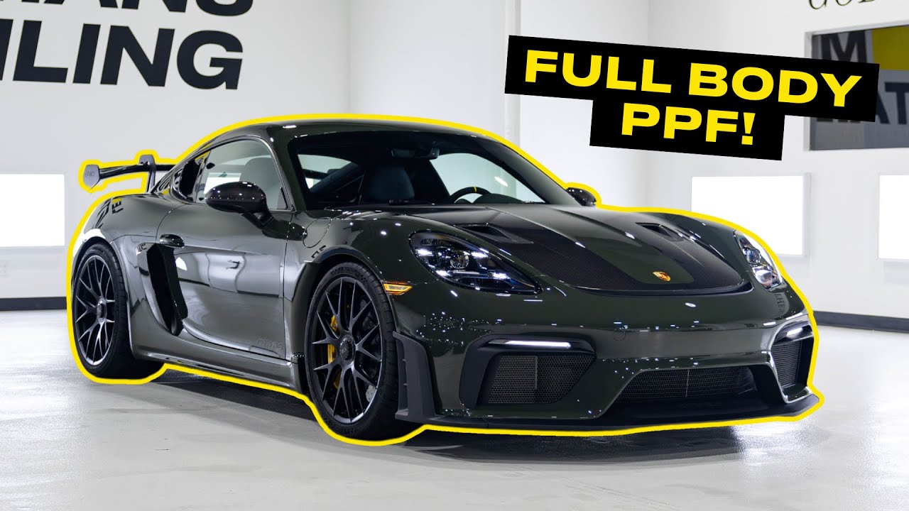Porsche GT4RS Full Body PPF (PTS BLACK OLIVE + CXX)