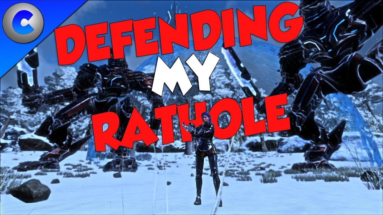 THE ALPHA TRIED TO OFFLINE OUR RATHOLE?! (Base Defense #22) - ARK Survival Evolved