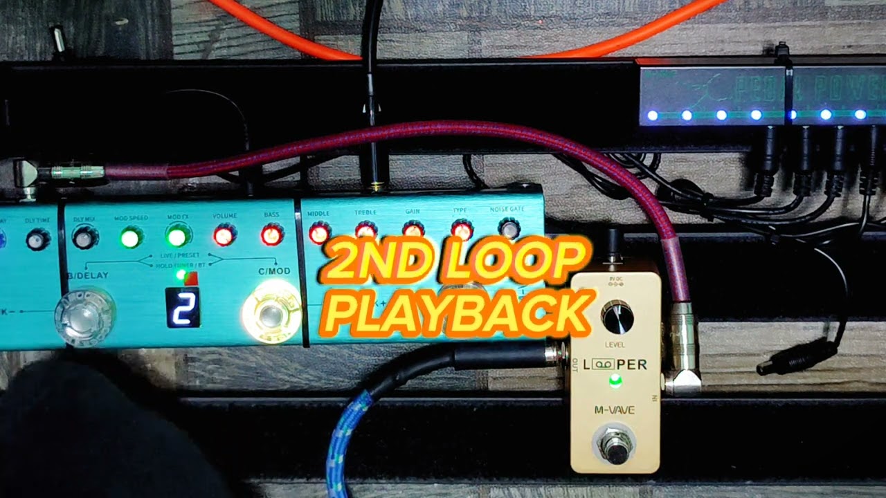 M-VAVE LOOPER mini pedal short demo