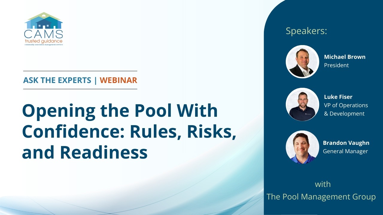 CAMS Ask the Experts: Opening the Pool With Confidence: Rules, Risks, and Readiness