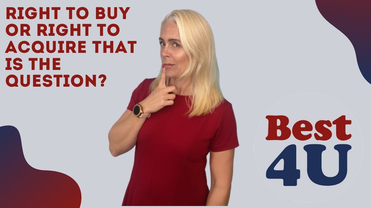 What is Right to Buy or Right to Acquire?
