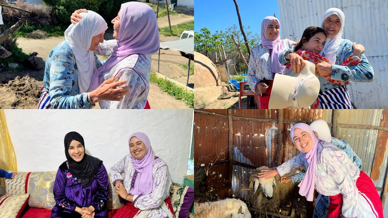 أول ضهور لسعيدة فالقناة تفاجأنا الله يكمل عليهم بالخير وشفنا الحولي ديالنا دالعيد