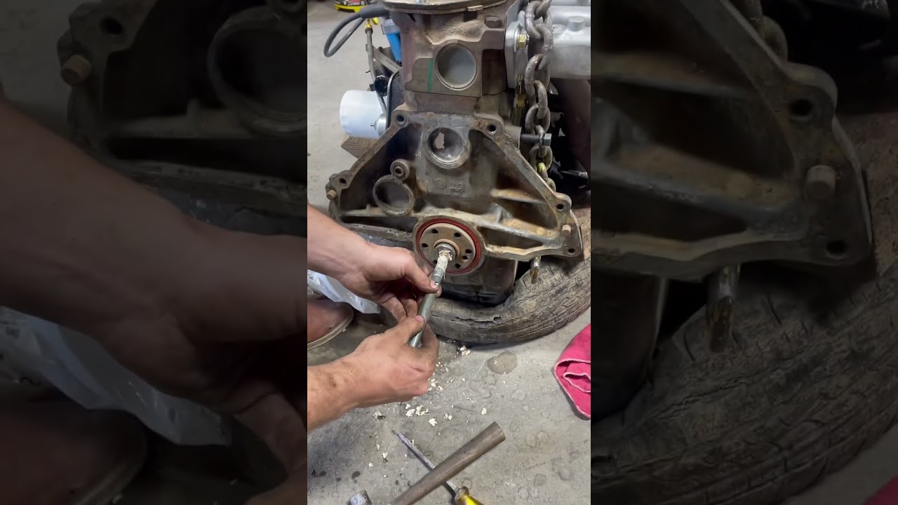 Using bread to remove a pilot bearing