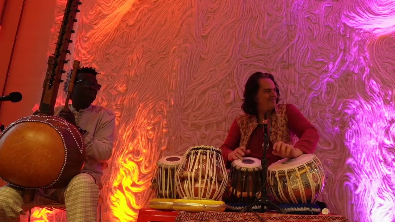 Africa meets India - Soothing Kora, Guitar & Tabla: Bao Sissoko - Omar Ka - Heiko Dijker
