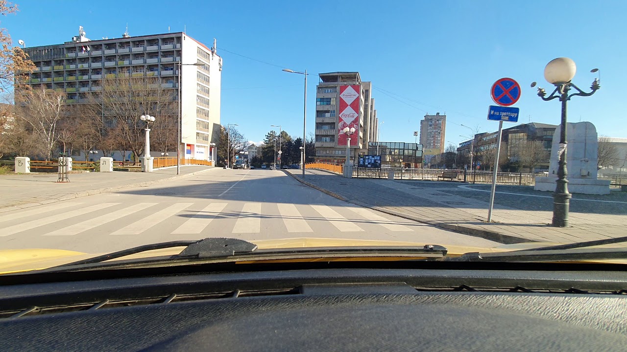 4K Drive Leskovac Serbia 1 Januar 2021