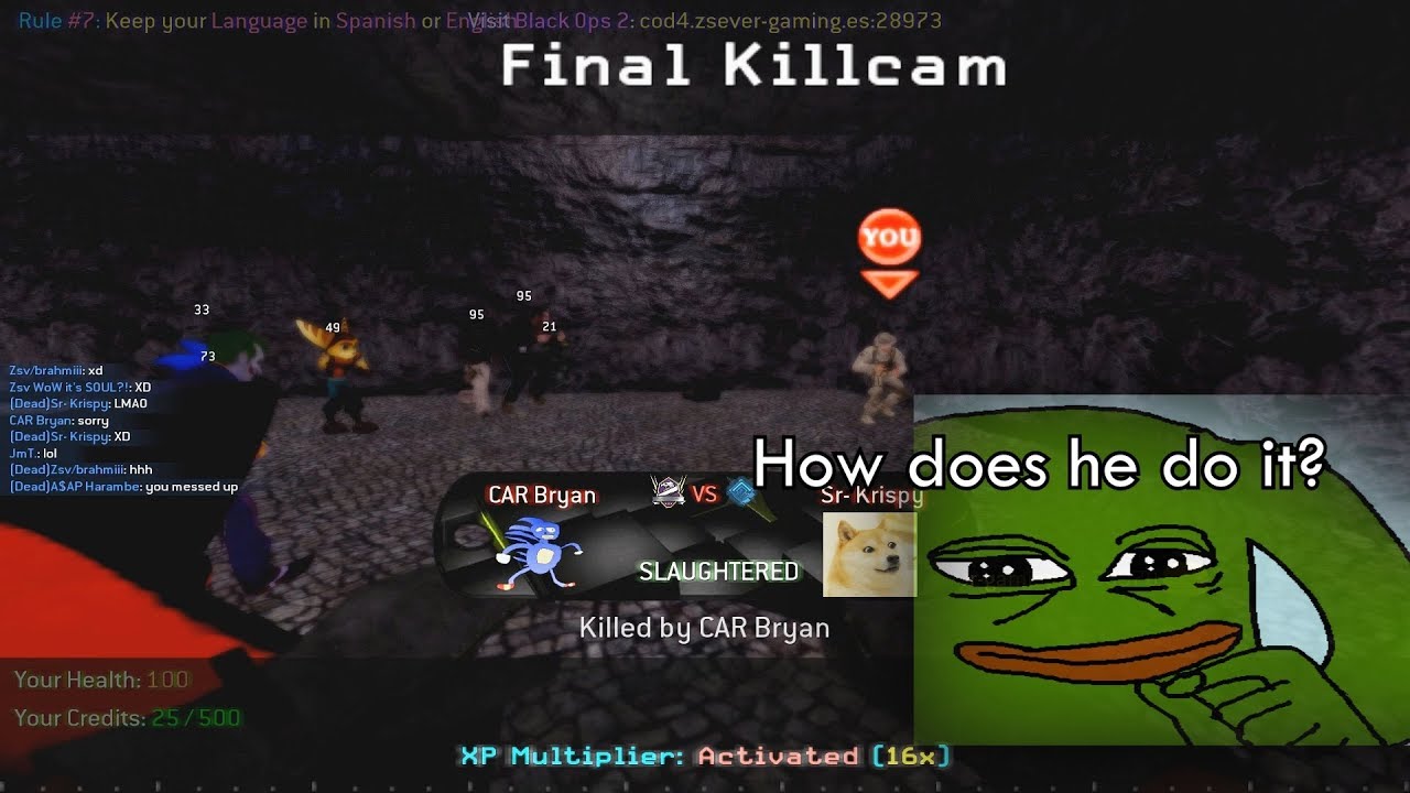 THE GREATEST MOMENT IN COD4 DEATHRUN HISTORY?!