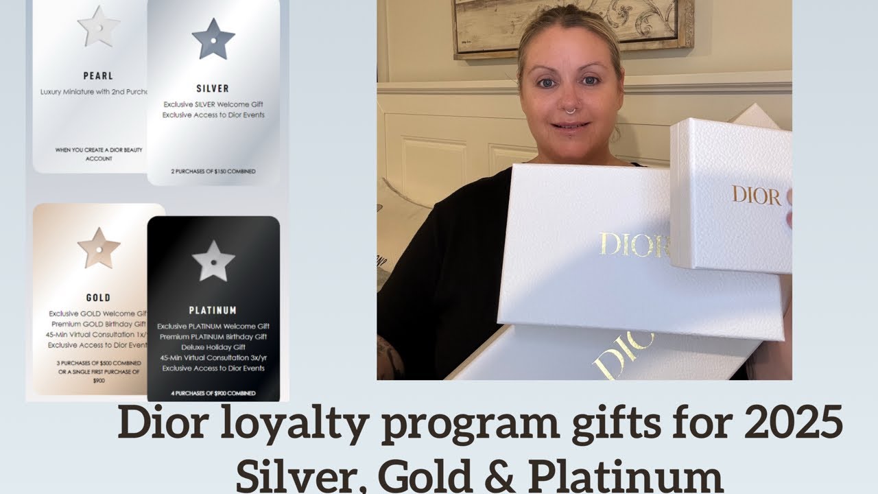 Dior Loyalty Program 2025 Welcome Gifts Unboxed | Silver, Gold & Platinum Tiers Revealed!