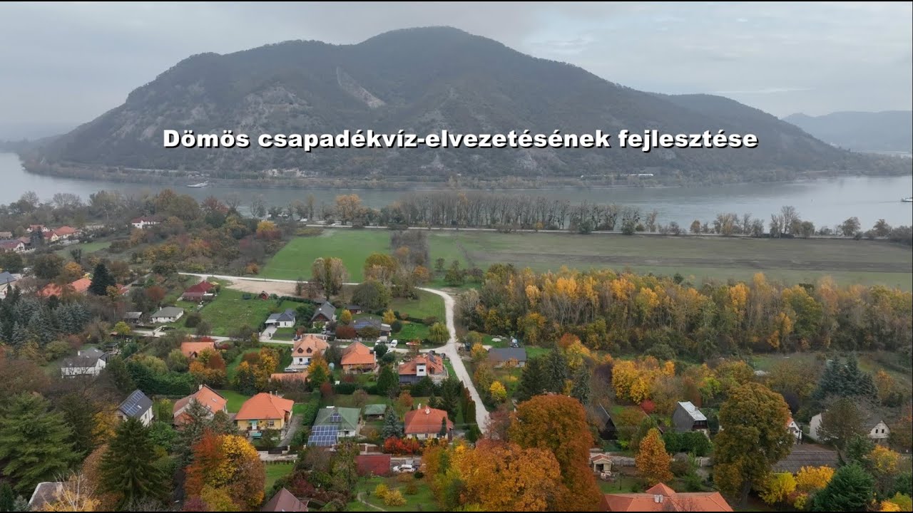 Dömös csapadékvíz-elvezetésének fejlesztése